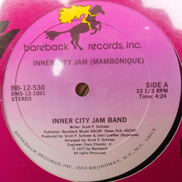 Inner City Jam Band : Inner City Jam (Mambonique) / Theme From Bob Newhart Show (Home To Emily) (12")