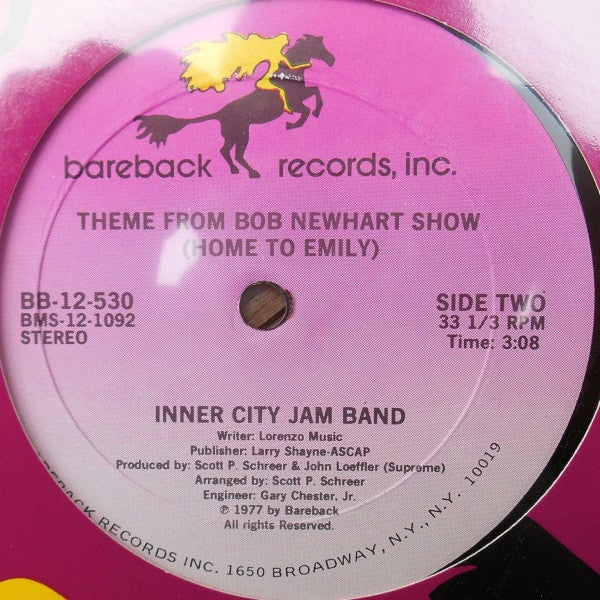 Inner City Jam Band : Inner City Jam (Mambonique) / Theme From Bob Newhart Show (Home To Emily) (12")