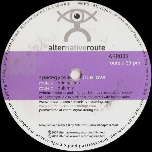 Spacegypsie : True Love (12")