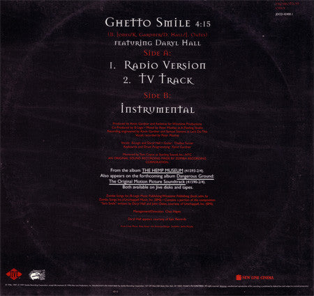 B-Legit featuring Daryl Hall : Ghetto Smile (12", Single, Promo)