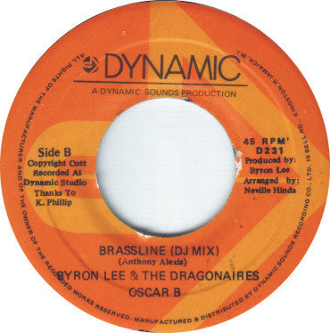 Byron Lee And The Dragonaires, Oscar B* : Brassline (7")