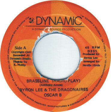 Byron Lee And The Dragonaires, Oscar B* : Brassline (7")