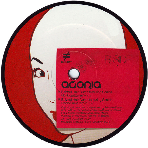 Agoria Featuring Scalde : Baboul Hair Cuttin (12")