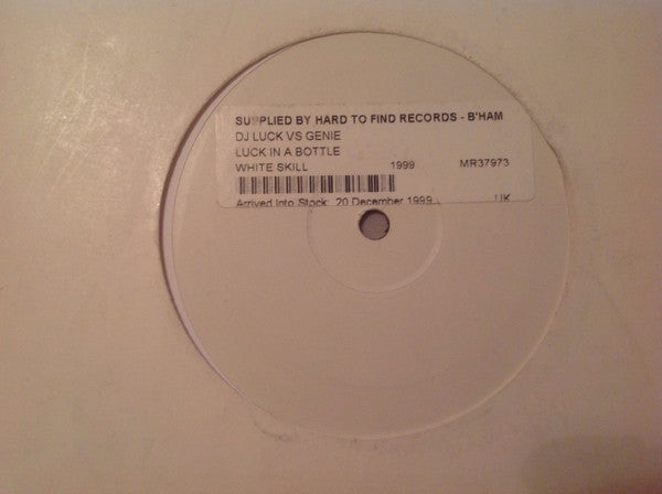 Skillz Inner Bottle : Turn Around / Genie (12", W/Lbl)