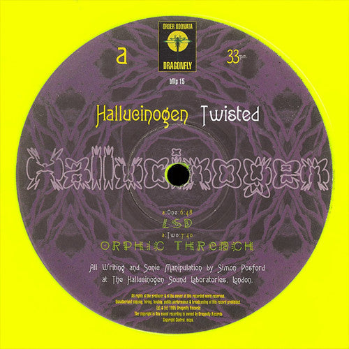 Hallucinogen : Twisted (2xLP, Album, Ltd, Yel)