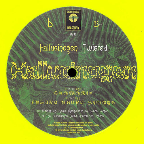 Hallucinogen : Twisted (2xLP, Album, Ltd, Yel)