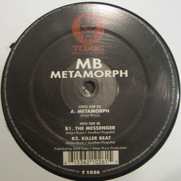 Major Bryce : Metamorph (12")