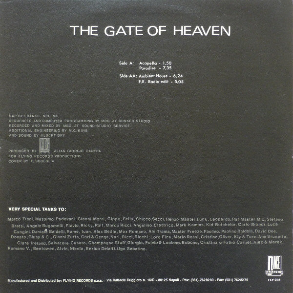 MBG Featuring Paul Barry (2) : The Gate Of Heaven (12")