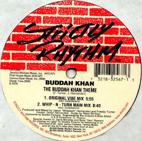 Buddah Khan : The Buddah Khan Theme (12")