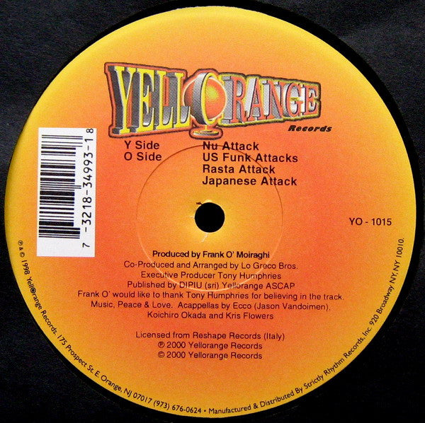 Frank O'Moiraghi* Presents Soweto Funk : Hey DJ (12")