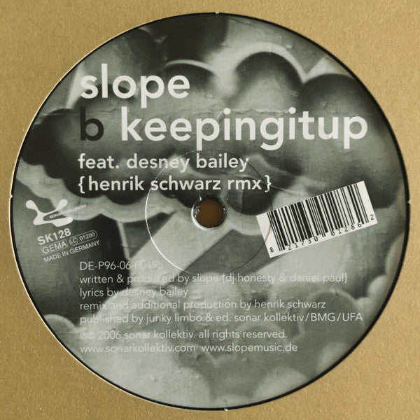 Slope : Runnin' / Keepingitup (12")