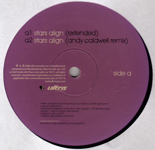 Kaskade : Stars Align (12", Single)