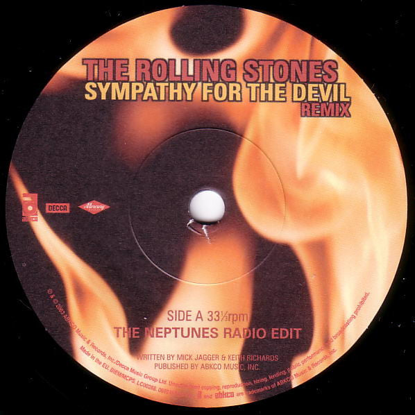 The Rolling Stones : Sympathy For The Devil (Remix) (7", Num)