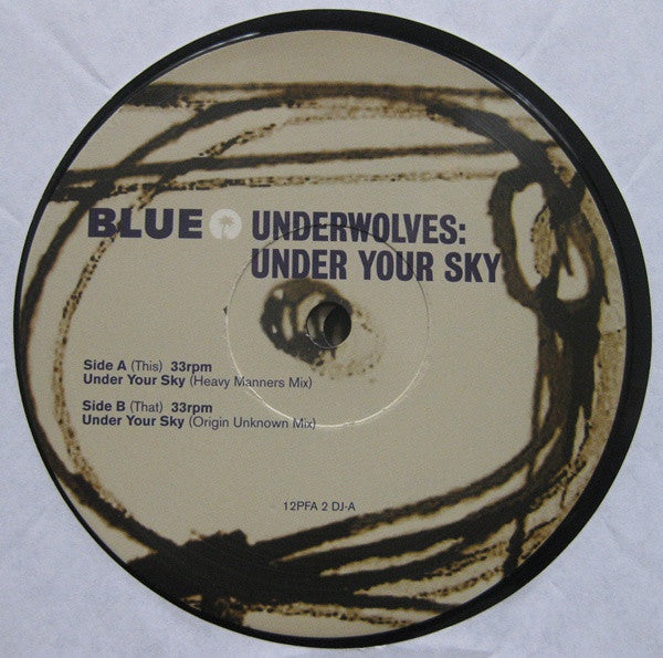 The Underwolves : Under Your Sky (Remixes) (2x12", Promo)