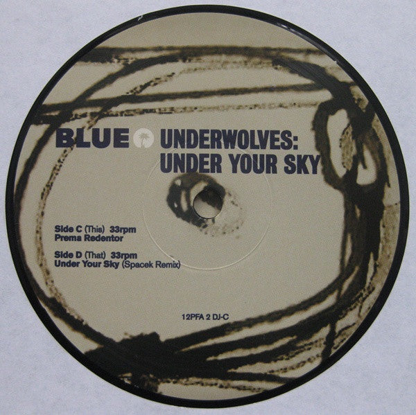 The Underwolves : Under Your Sky (Remixes) (2x12", Promo)