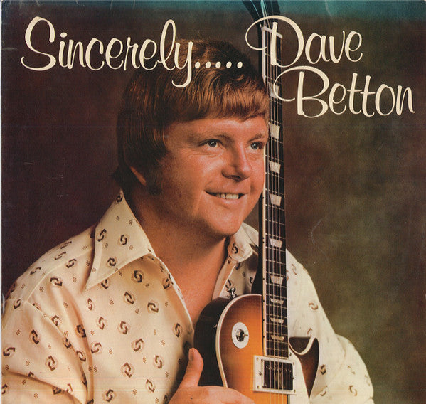 Dave Betton : Sincerely..... (LP)