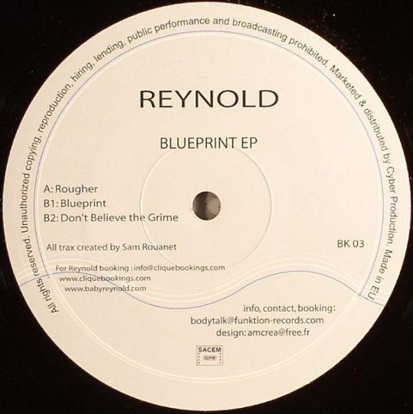 Reynold : Blueprint EP (12", EP)
