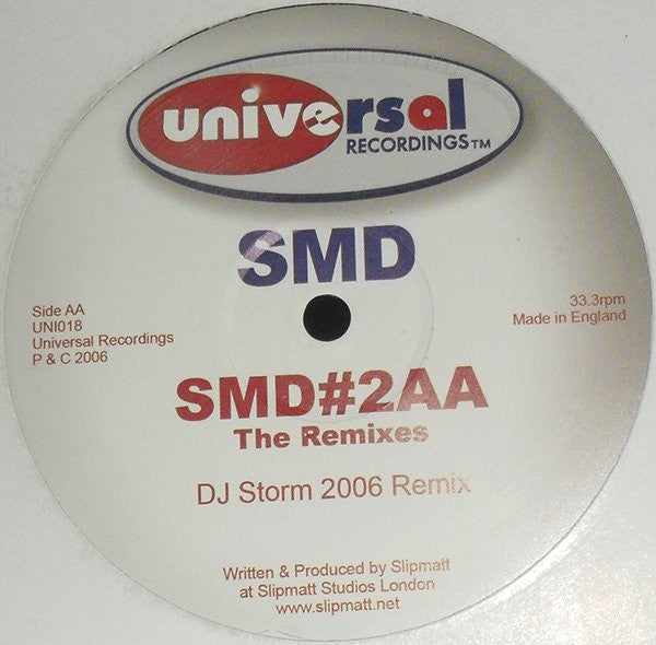 SMD : SMD#2 (The Remixes) (12")