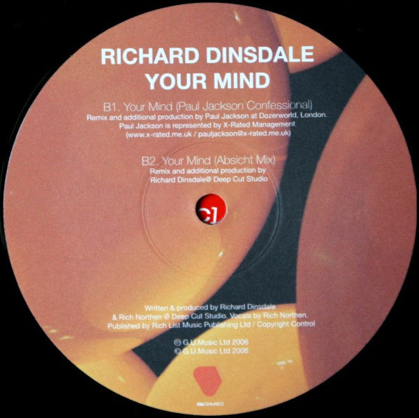 Richard Dinsdale : Your Mind (12")