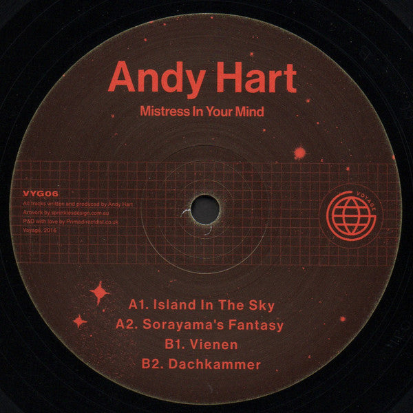 Andy Hart : Mistress In Your Mind (12")