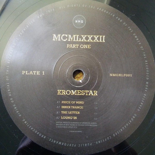 Kromestar : MCMLXXXII Part One: Plate 1 (12")