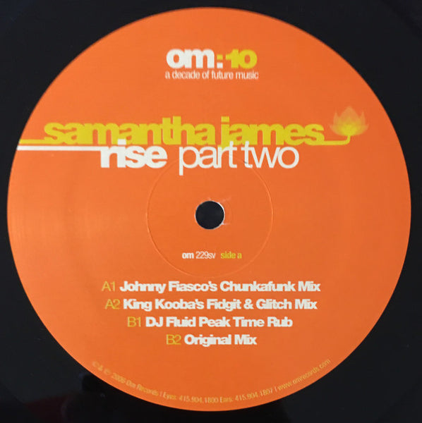 Samantha James : Rise Part Two (12")