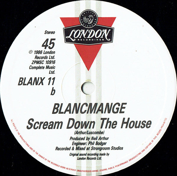 Blancmange : I Can See It (12", Single)