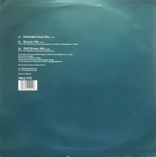 Mike Koglin Feat. Beatrice : On My Way (12")