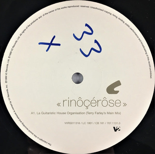 Rinôçérôse : La Guitaristic House Organisation (12", Single)