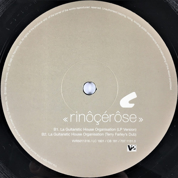Rinôçérôse : La Guitaristic House Organisation (12", Single)