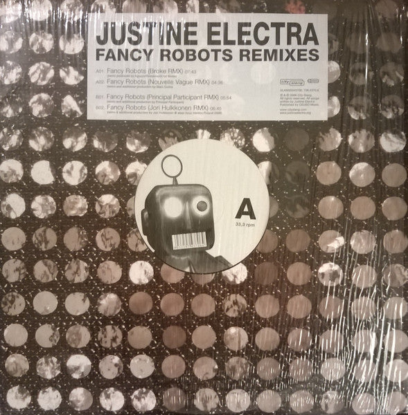 Justine Electra : Fancy Robots Remixes (12")