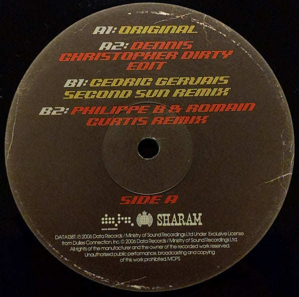 Sharam* : PATT (Party All The Time) (12")