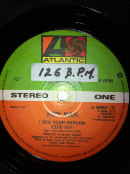Kon Kan : I Beg Your Pardon (Club Mix) (12", Single, Gre)