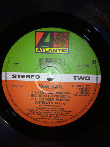 Kon Kan : I Beg Your Pardon (Club Mix) (12", Single, Gre)