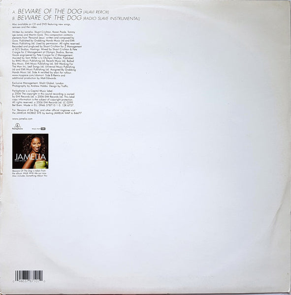 Jamelia : Beware Of The Dog (12", Single, Ltd, Red)
