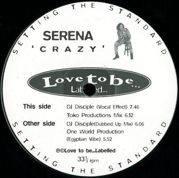 Serena : Crazy (12", Single)