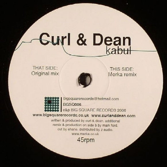 Curl & Dean : Kabul (12")