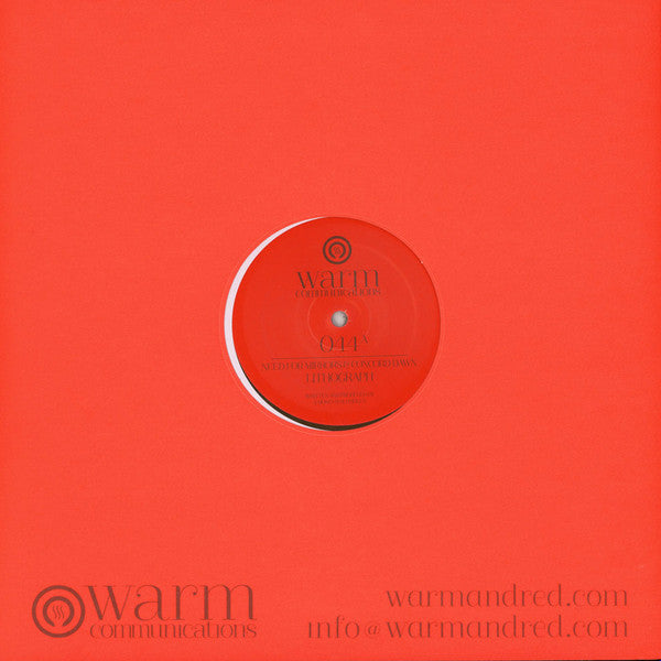 Need For Mirrors & Concord Dawn : Lithograph (12", Single, gol)