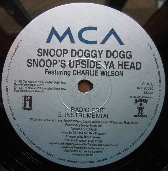 Snoop Doggy Dogg* Featuring Charlie Wilson : Snoop's Upside Ya Head (12")
