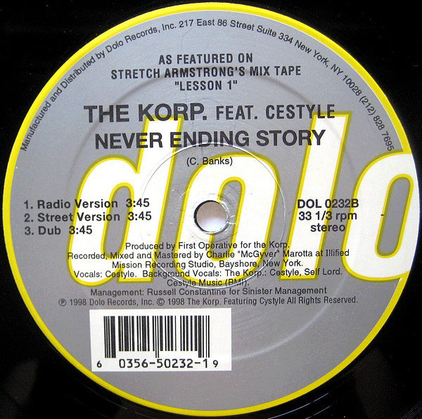 The Korp.* : We Comin' / Never Ending Story (12")
