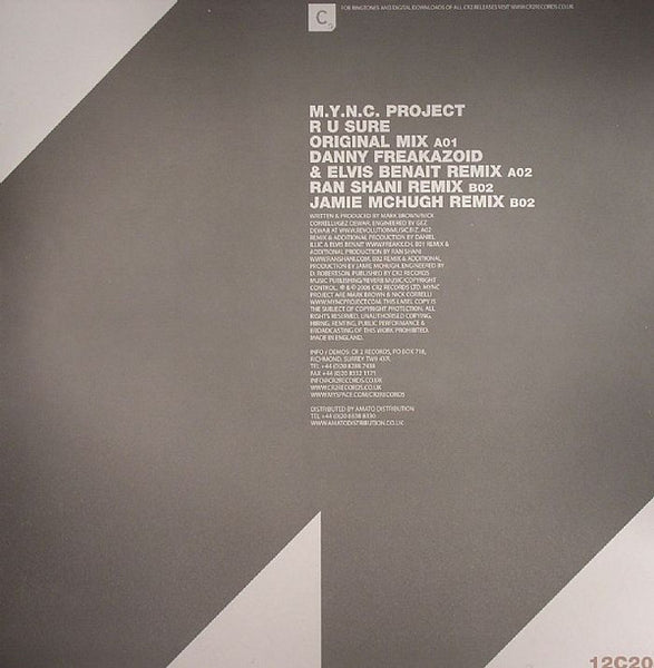M.Y.N.C. Project* : R U Sure (12")