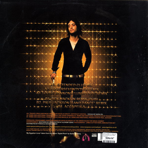 Space Cowboy Ft. Nadia Oh : My Egyptian Lover (12", Single)