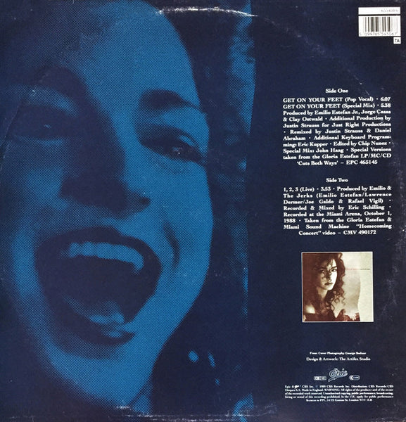 Gloria Estefan : Get On Your Feet (12", Single)