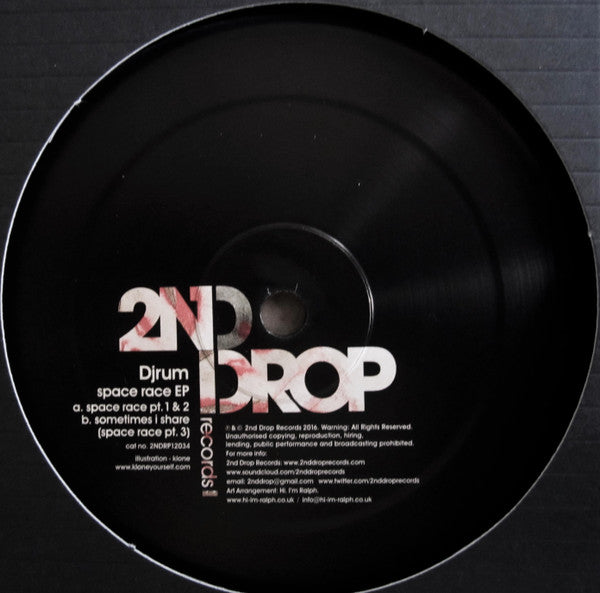 Djrum* : Space Race EP (12", EP)