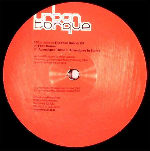 Milton Jackson : The Fade Runner EP (12", EP)