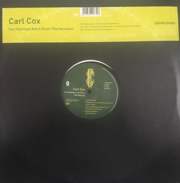 Carl Cox : Two Paintings And A Drum (The Remixes) (12", Sti)