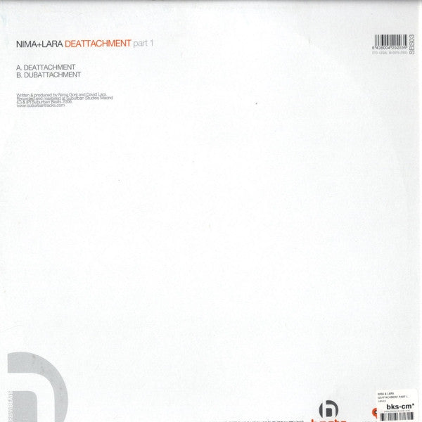 Nima* + Lara* : Deattachment Part 1 (12")