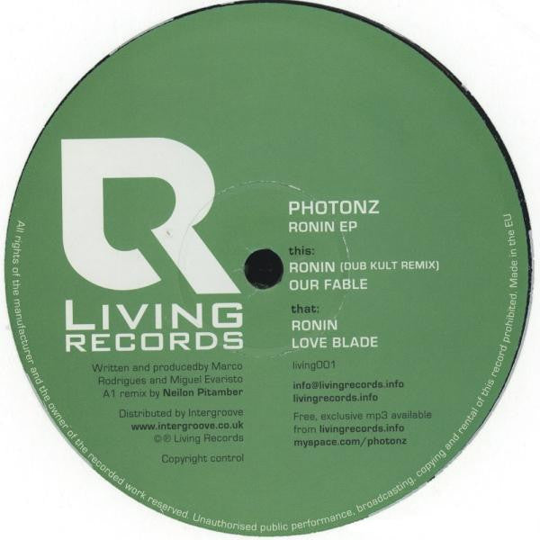 Photonz : Ronin EP (12", EP)