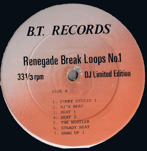 Unknown Artist : Renegade Break Loops No.1 (12", Ltd)