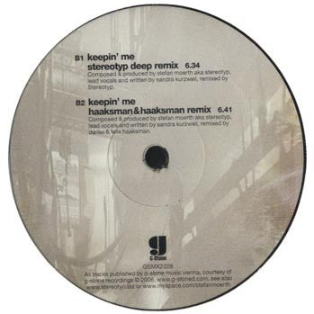 Stereotyp : Keepin' Me Remixes (12")